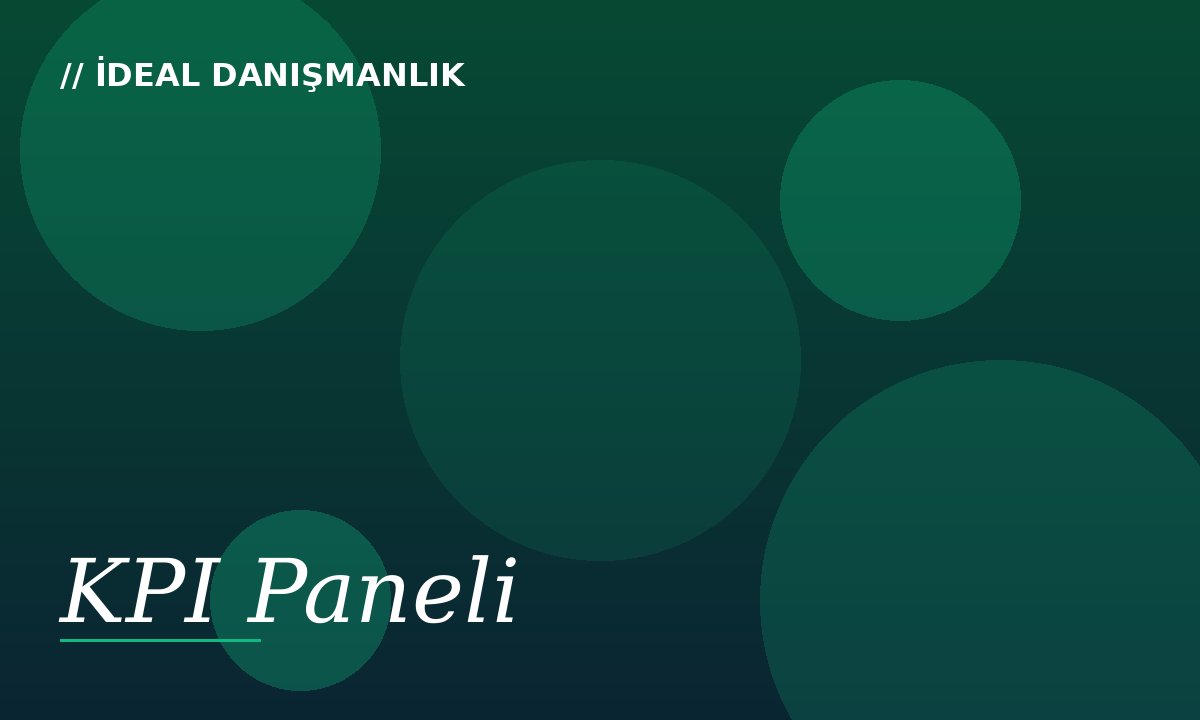 KPI paneli yapmak yetmez — onu yöneticilere okutmak gerek